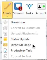 Using Jive for Outlook 16 Sending Direct Messages to Community Users A direct message is a great way to send one or more people a short and sweet note that won't require a lot of back and forth.