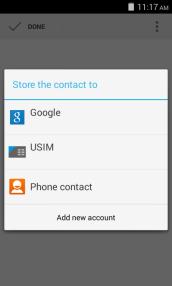 Add New Contact Click the add contact icon (+) to add contact.