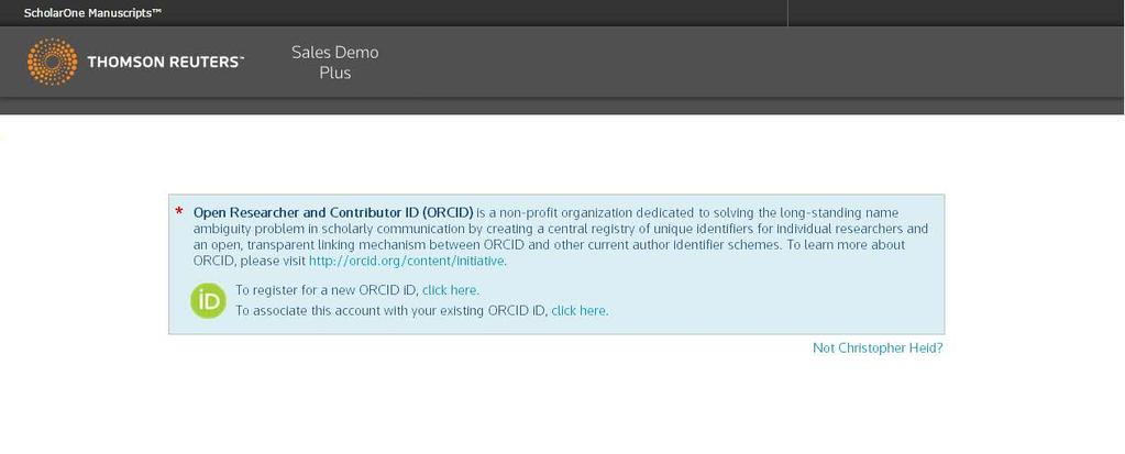 Page 1 of 1 1 1 1 1 1 1 1 1 ENHANCED EMAIL TAG FOR ORCID COLLECTION To simplify the process of collecting ORCID ids from co-authors, reviewers, and other users who may not be in the system as