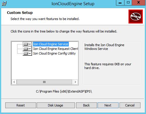 Install Ion System 1. On your Engine Server run the IonCloudEngine installer. 2.
