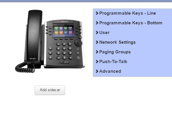 Programming Phone Keys from the CommPortal Click Programmable Keys Line or Programmable Keys Bottom to begin Programmable Keys - Line The keys to the left and right of the display
