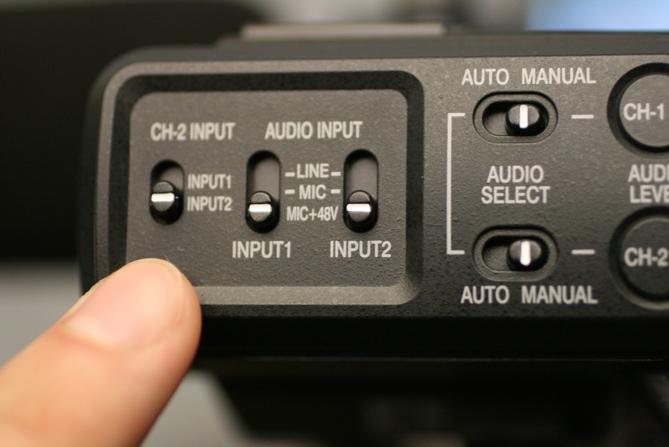 microphone or your WIRED mics. 3.Make sure that your CH-2 INPUT is set to INPUT 2 4.