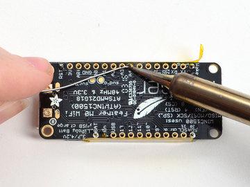 Be sure to solder all pins for reliable