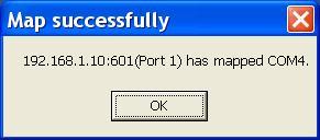 The serial port on the Serial Device Server has to be set to Virtual Com mode when mapping COM port with Xport utility. 1.