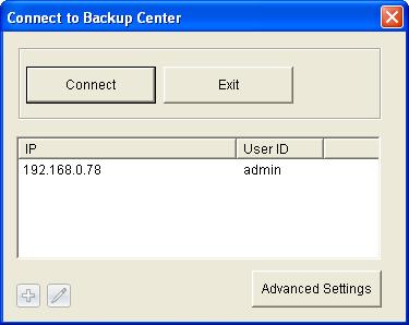 Type the User ID and Password to log in the GV-Backup Center.