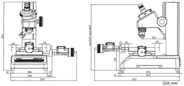 Measuring Microscope TM Generation B Series Series 176 Dimensions