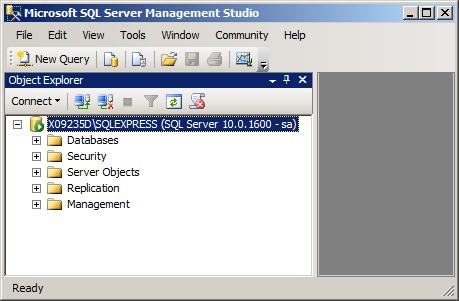 SmartDispatch Installation Guide Installation Procedures Configuring the Microsoft SQL SERVER 2005 Express Step 1 Go to Start -> All Programs -> Microsoft SQL Server 2005 -> Configuration