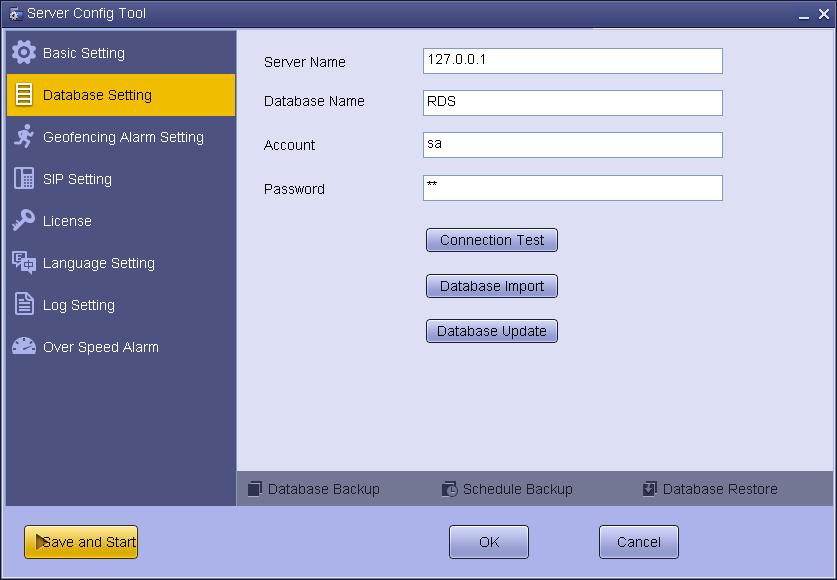 SmartDispatch Installation Guide Installation Procedures Parameter Description Example Sets the name of the database server (e.g. Server IP Alias Account Password PC-201005131440\SQLEXPRESS).