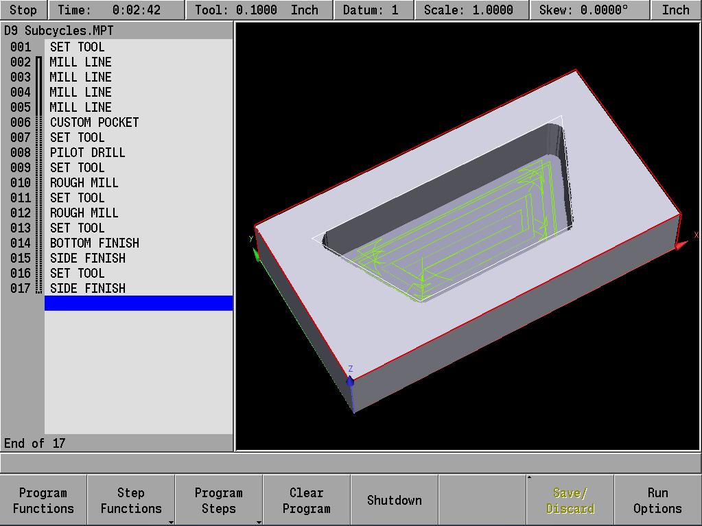 Advanced Custom Pocket Machining Machining of custom pockets can be further enhanced using special cycles.