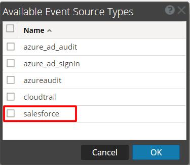 Configure the Salesforce Event Source in NetWitness This section contains details on setting up the event source in RSA NetWitness Suite.
