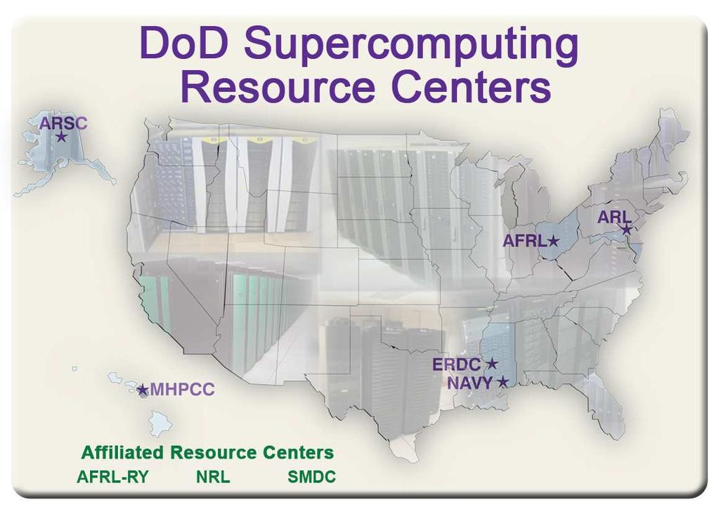 6 HPCMP and DREN IPv6 Pilot multiple Dedicated HPC Project Investments (DHPI) 6 DSRCs plus 4 user sites As of 2009: Developed a process that facilitated deploying IPv6