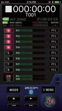 Recording Selecting inputs Select which among Inputs 1 8 to use.