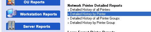 Detailed Reports: Detailed history reports show the detailed information of each and every print job.