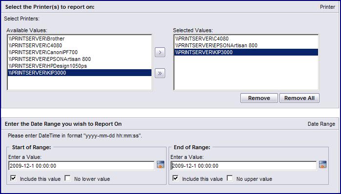 Open the Print Manager Plus administrator, and browse to the Reports tab. 2.
