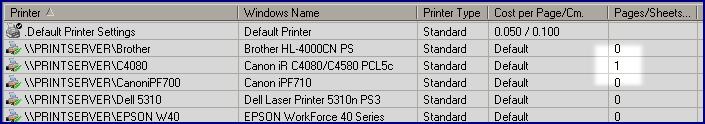 3. Refresh the Printers tab by clicking the Refresh button under the file menu or hitting [F5]. 4.