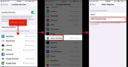 Step 3: Enable Location Services In the Privacy menu, you can manage location services.