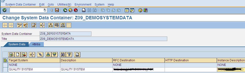 Under the System Data tab, target system NONE is already present. This indicates that you intend to use the script in the same system.