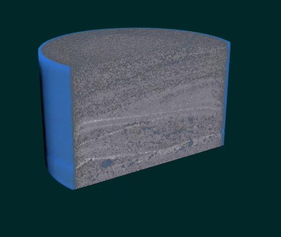 sediment core 35 µm