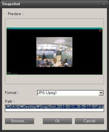 Exporting Single Images You are able to export single still images from selected cameras.