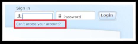 If you forget your password, you can use the password recovery option at the portal