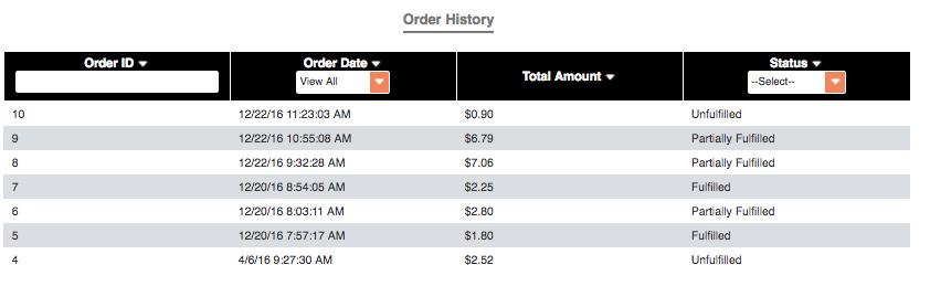 Order History All of your orders placed on MediaWorks are tracked under Order History. To view previously placed orders navigate to Orders/Order History.