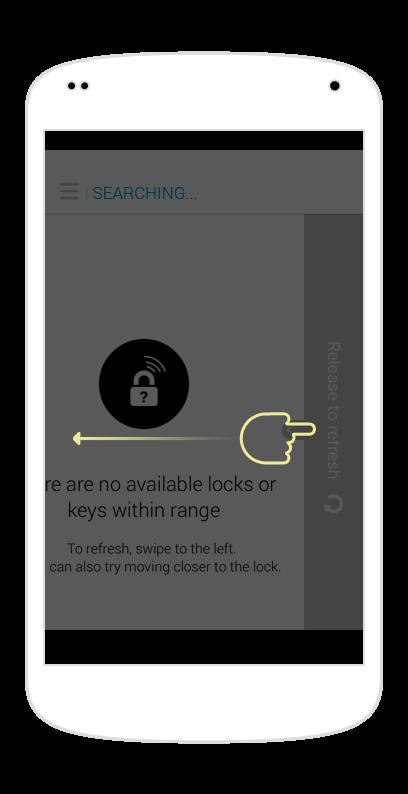 Find Lock Make sure your Bluetooth is on and that you are in