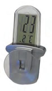 5 Volt AAA included Window Thermometer ACC809DIG ACC809SUP Supra Model Easy-View, Suction Cup attaches to Inside of Instrument Glass Door Or Window Supplied with