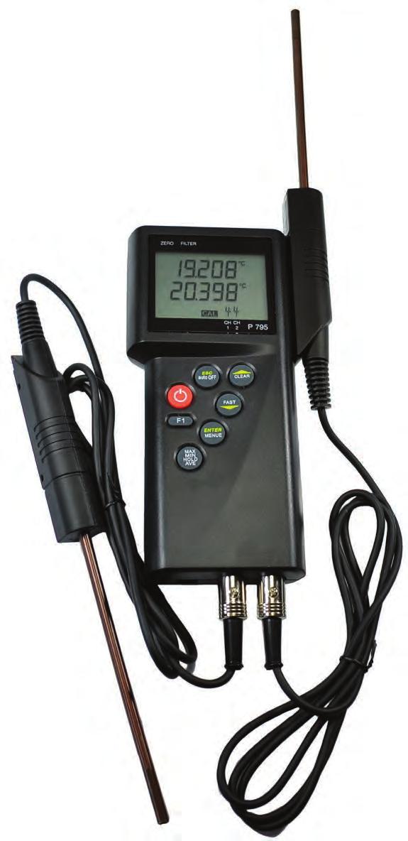 PRECISION - Dual Channel Smartprobe Thermometer PRECISION - Dual Channel Smartprobe Thermometer Temperature measuring instrument which meets the highest demands.