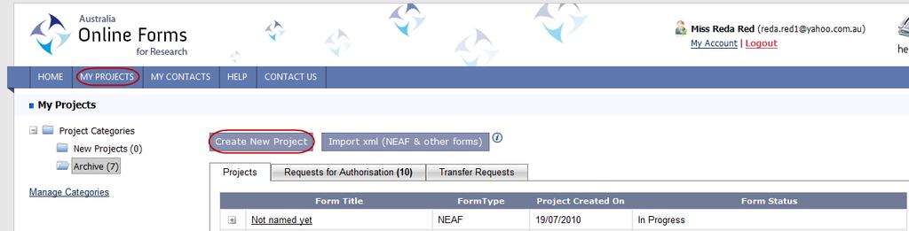 The Transfer Action column indicates the current status of the transfer request and the Transfer Date displays the date and time of the transfer request. 3.6.