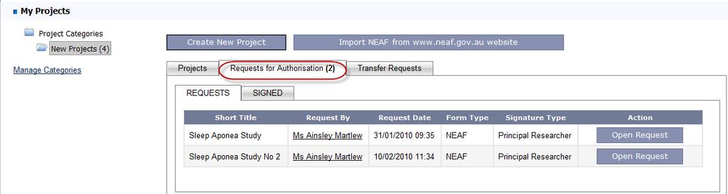 To action an electronic authorisation 4.4.10. As the authoriser of an electronic authorisation request, you will receive an email requesting you to authorise a form, with a link to log in.