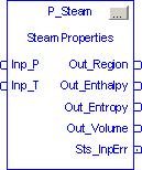 Chapter 1 General Steam Table (P_Steam) The P_Steam (General Steam Table) Add-On Instruction calculates the enthalpy, entropy, and specific volume for steam (or water) at the given pressure and