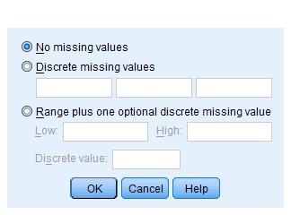 Define missing Values. Column (column Width) Specifies the width of the column. This can also be changed in Data View by clicking and dragging the column borders.