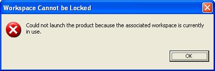 Workspace Cannot be Locked (Linux and Solaris) If you start Workbench and select a workspace, you may see a Workspace Cannot be Locked error. There are three possible causes for this error: 1.