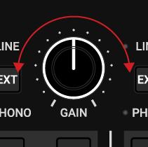 Set the crossfader curve selector to the right. If you want the crossfader to use the smooth curve: Set the crossfader curve selector to the center position. 7.4.