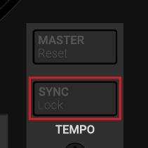 Resetting Relative Tempo Fader Position When the TEMPO fader position in the software Deck does not match the TEMPO fader position on the S4 Deck, you can reset the relative TEMPO Fader position on