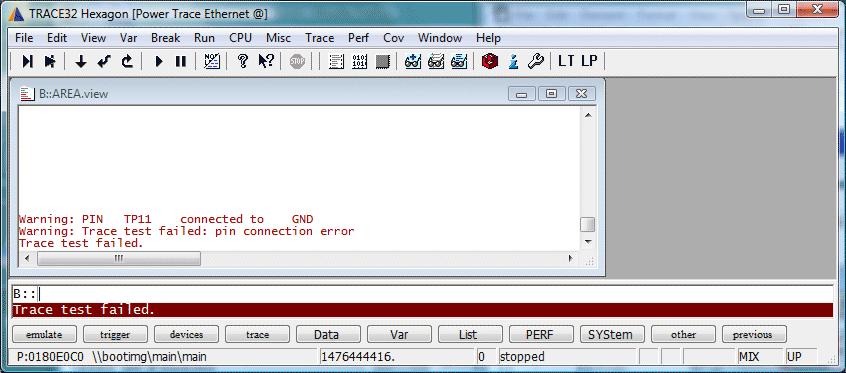 Calibration Problems If the calibration of the recording tool fails, the following error message is