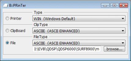 It only makes sense to save a part of the trace contents into an ASCII-file. Use the record numbers to specify the trace part you are interested in.