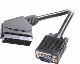 50 VV EDP-No. 45450 Monitor connection extension cable, standard 15 pin HD plug <-> 15 pin HD socket - Shielded cable - 1:1 VGA extension CE M1 18 VV EDP-No.