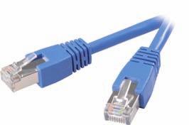Cat 5e network cables CAT 5e network cable, blue RJ45 plug <-> RJ45 plug - Twisted
