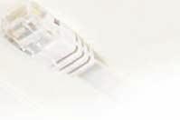 45322 CAT 5e network cable, white RJ45 plug <-> RJ45 plug - Twisted pair network cable