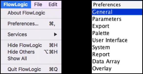 Preferences Before beginning an analysis, customize the program by setting the program preferences.