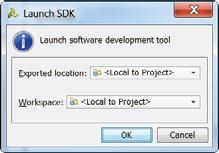 performed with the Xilinx Software Development Kit tool (SDK) The SDK tool will