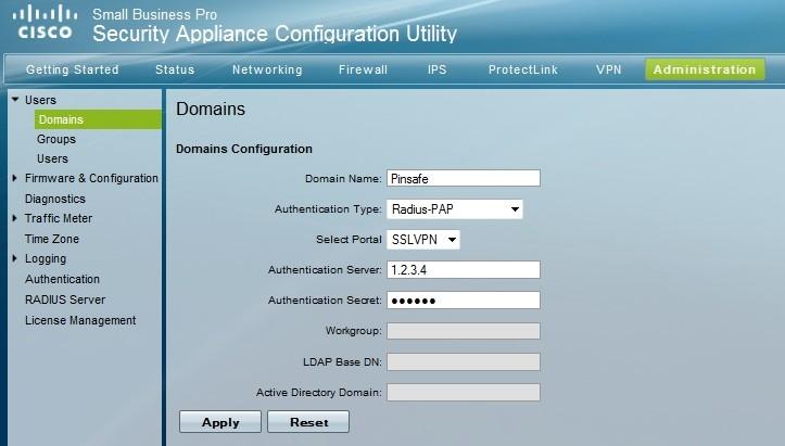 21 Swivel Configuration 21.1 Configuring the RADIUS server On the Swivel Administration console configure the RADIUS Server and NAS, see RADIUS Configuration 21.