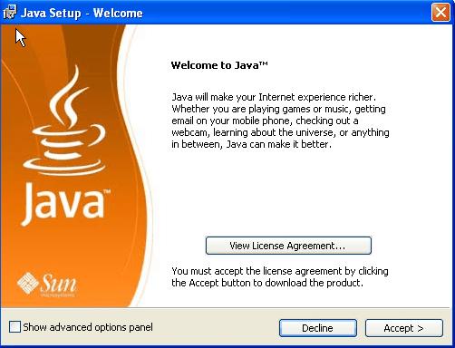 2 Installing the Java Runtime Environment This section describes how to install the correct version of Java 2 Standard Edition (which includes the Java Runtime Environment), on Windows and Mac OS X.