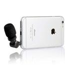 SMARTPHONE AUDIO SmartMic Flexible Microphone for iphone, ipad, ipod Touch, etc For iphone, ipad, ipod Touch, etc Small size and lightweight Plugs into standard 3.