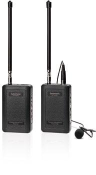 9 oz) without battery SR-WM4CA One hand-held transmitter and one receiver package SR-XLR4C One plug-on transmitter package Receiver Operating Frequencies 203-216MHz Reception System FM