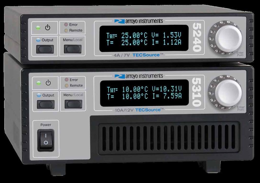 Temperature Controllers Series tecsource temperature controllers The TECSource Series of temperature controllers provide a range of capable temperature controllers with very stable control and an