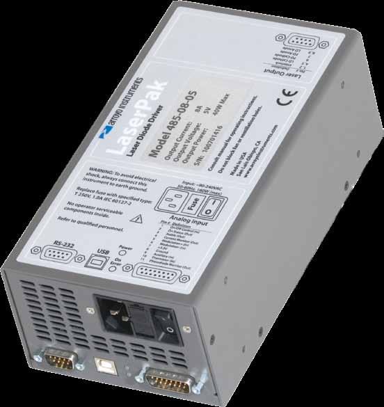 OEM Controllers LASERPAK Series Laser Diode Drivers TECPAK Series TEMPERATURE Controllers The Pak Series controllers are Arroyo s OEM solution for laser and TEC control.