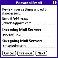 Next to Mail Service: click on the drop down arrow and select Other a. Next to Protocol: click on the drop down arrow and select IMAP; then click on Next New window will display: a.