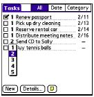 1. Go to Applications and select Tasks 2. Select New to create a new task How to Add a Task NOTE: To enable you to key this using the stylus versus keying it manually, a. Click on Tasks b.
